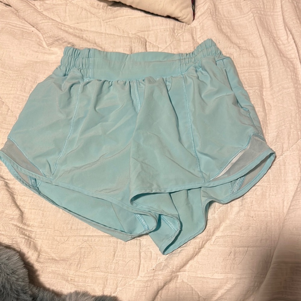 Hottie hot icing blue lululemon shorts!! Color not sold anymore.